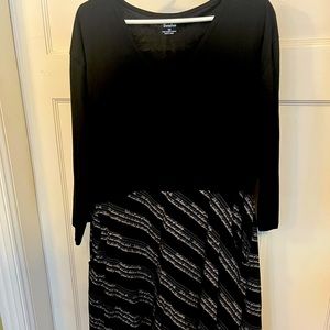 Svaha 3X midi dress with Shakespeare quote skirt